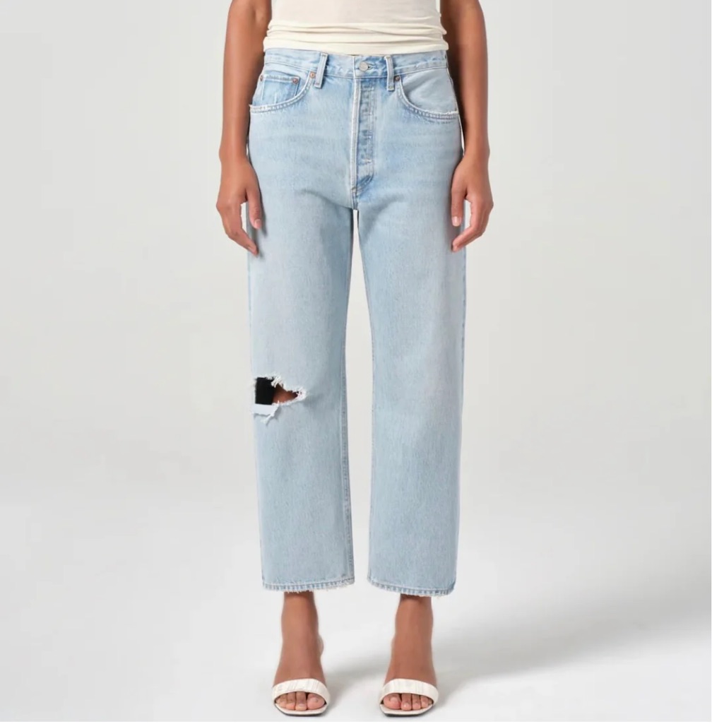 Agolde 90’s Crop Mid Rise Loose Straight In 31/12